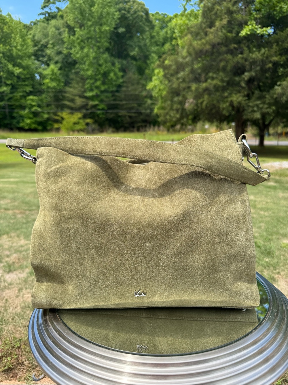 Olive Italin leather Shoulder Bag - Stylish Women’s Bag